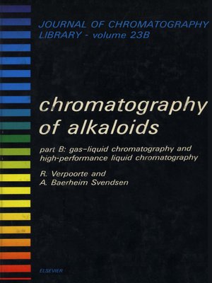 cover image of Chromatography of Alkoloids, Part B